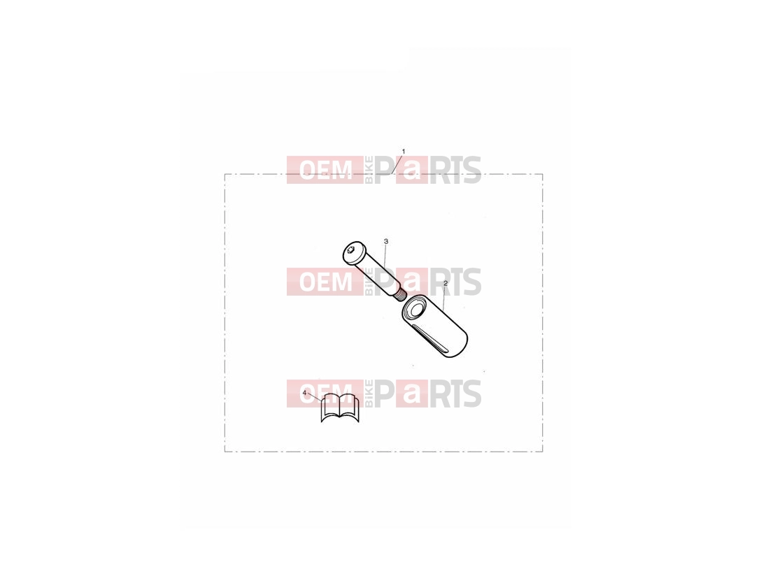 Triumph 2013 THUNDERBIRD ’Chrome Line’ Shifter Peg