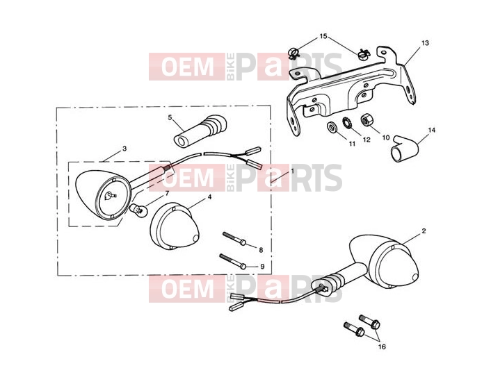 Triumph 2015 SCRAMBLER EFI Front Indicators