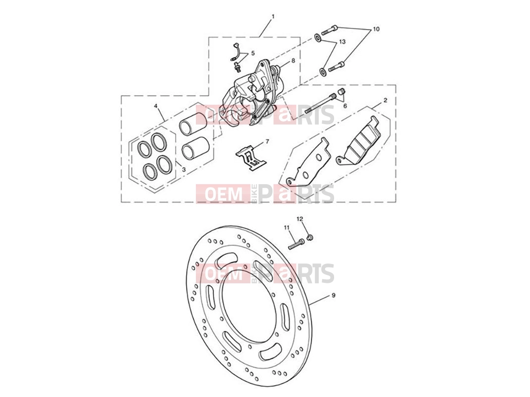 Triumph 2016 SCRAMBLER EFI Front Brake Caliper & Discs