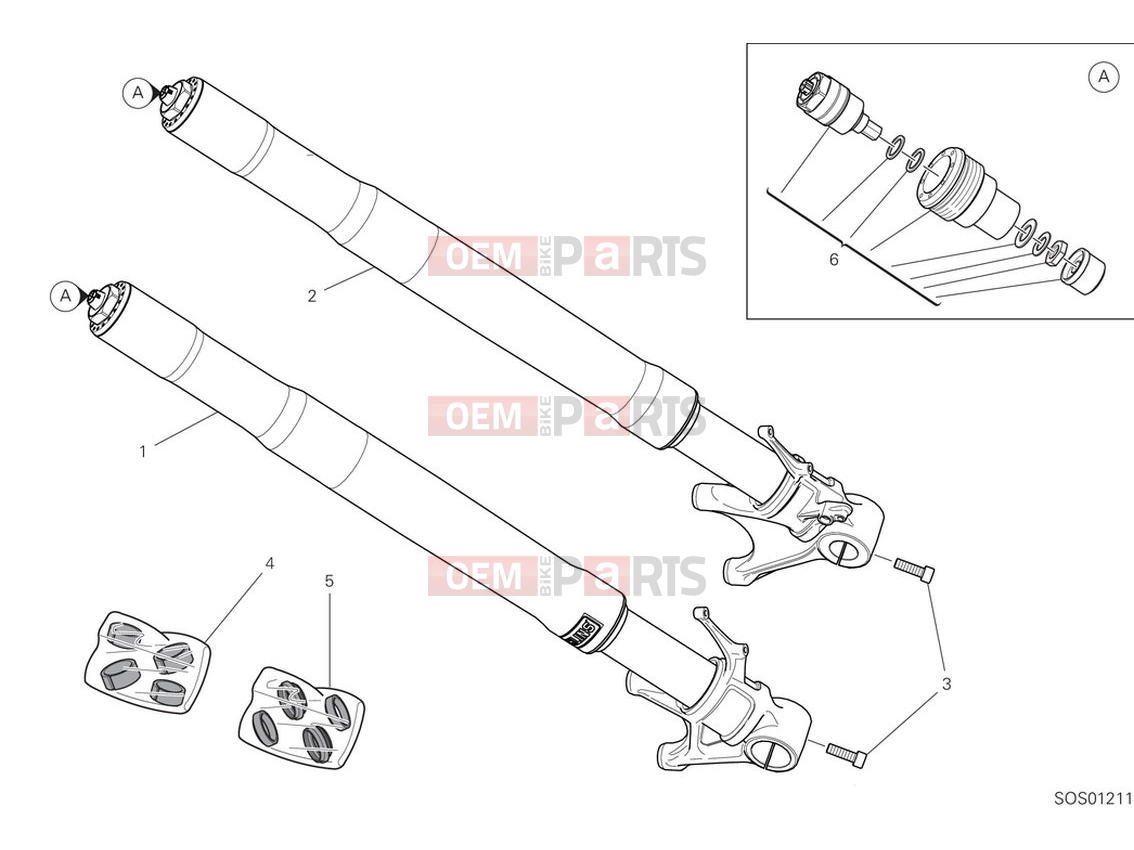 DUCATI 2024 Panigale V4 SP2 Front fork