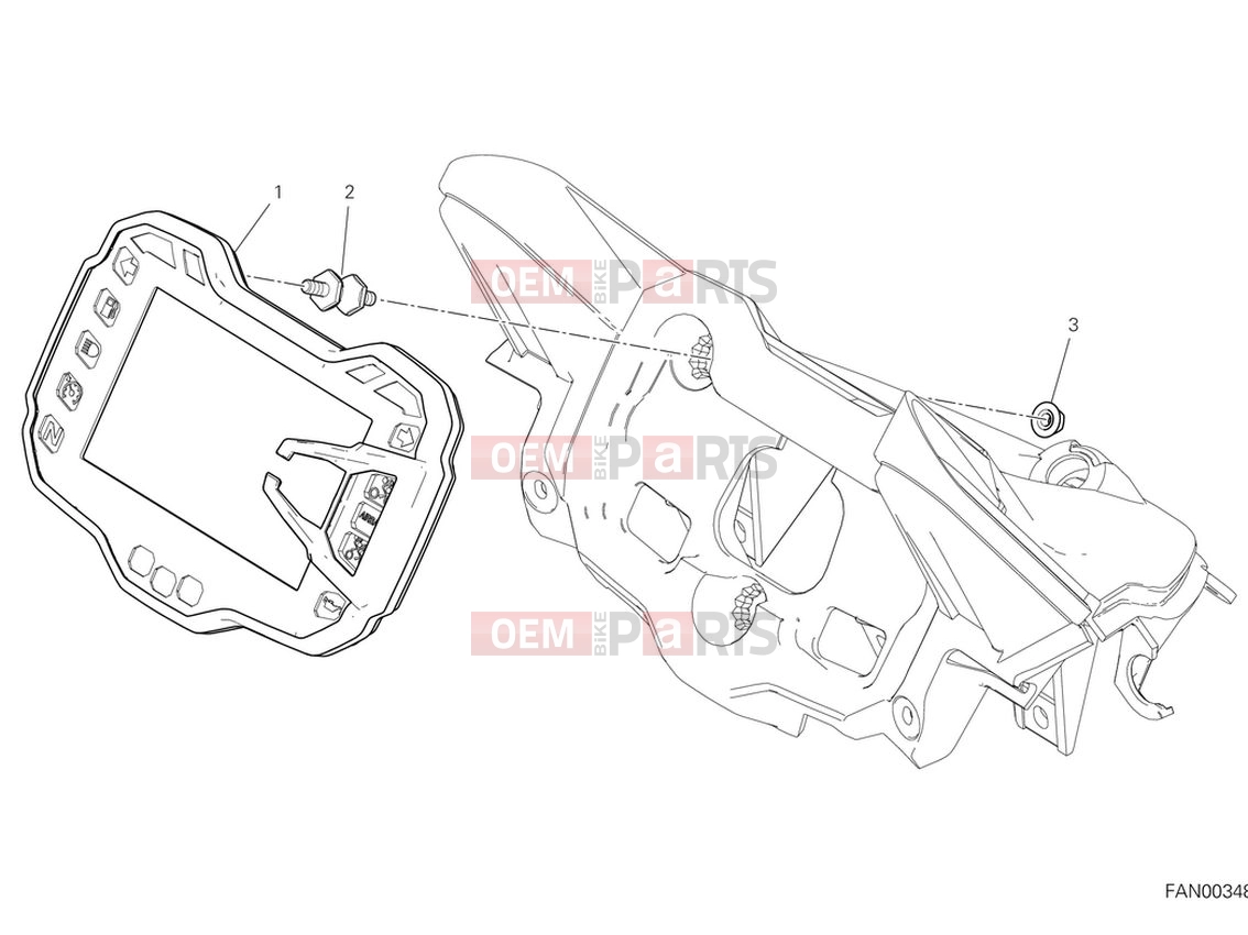 DUCATI 2024 Multistrada V2 S Instrument panel