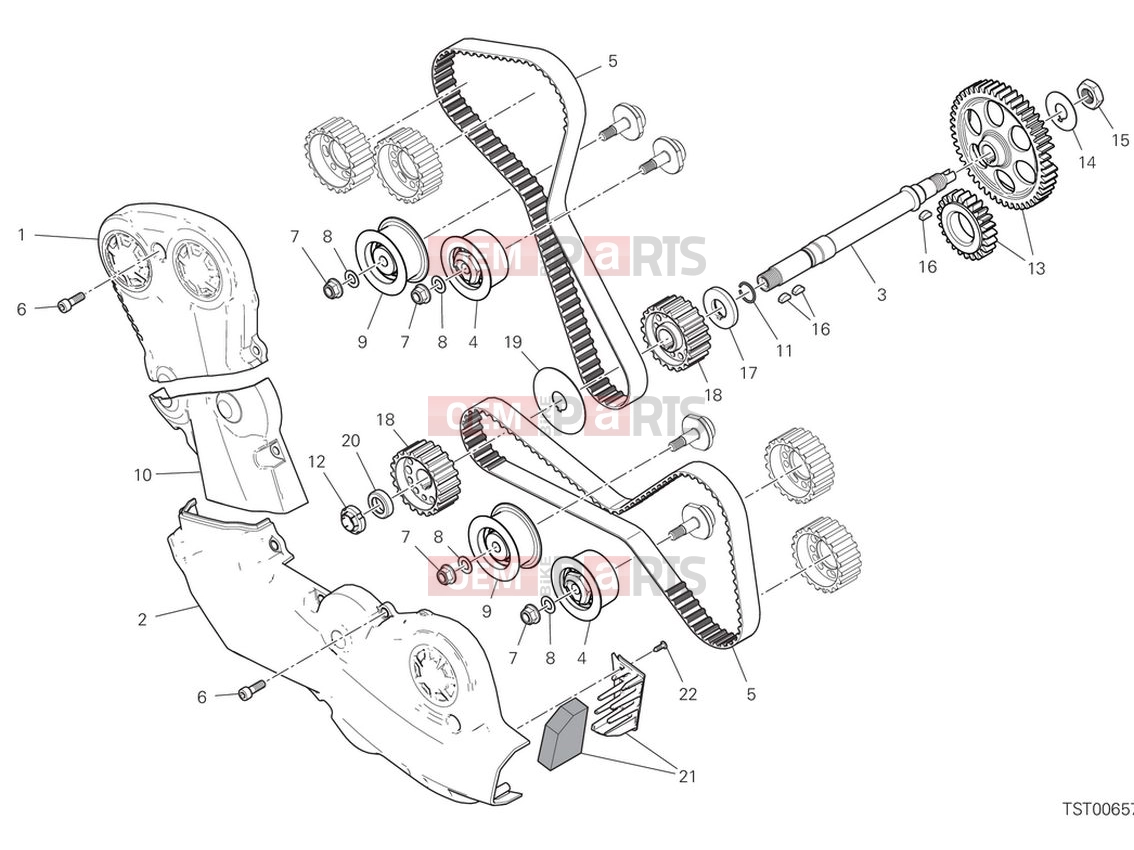 DUCATI 2024 Multistrada V2 Timing system