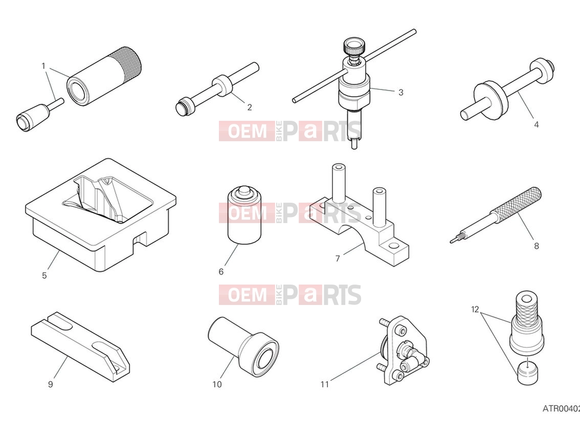 DUCATI 2024 Panigale V4 S Workshop service tools (engine 2)