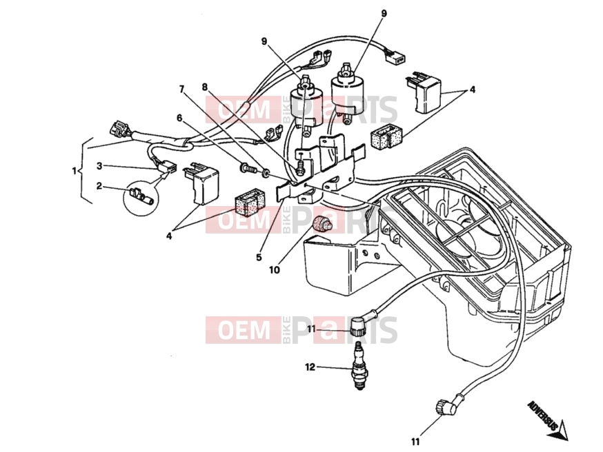 DUCATI 1998 Monster 900 IGNITION COIL » IGNITION SYSTEM