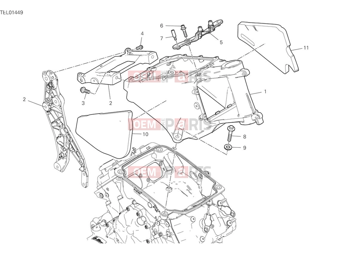 DUCATI 2024 Multistrada V4 Frame