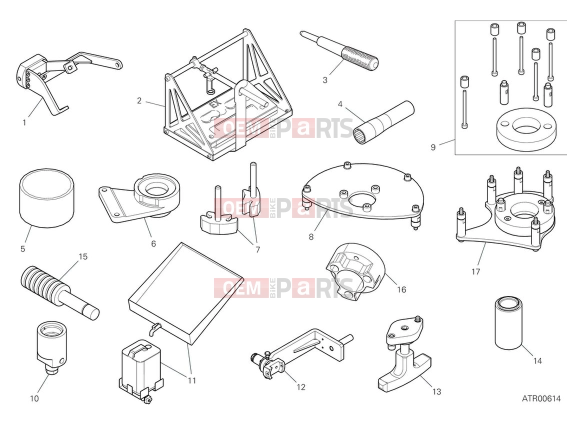 DUCATI 2024 Multistrada V4 Rally Workshop service tools