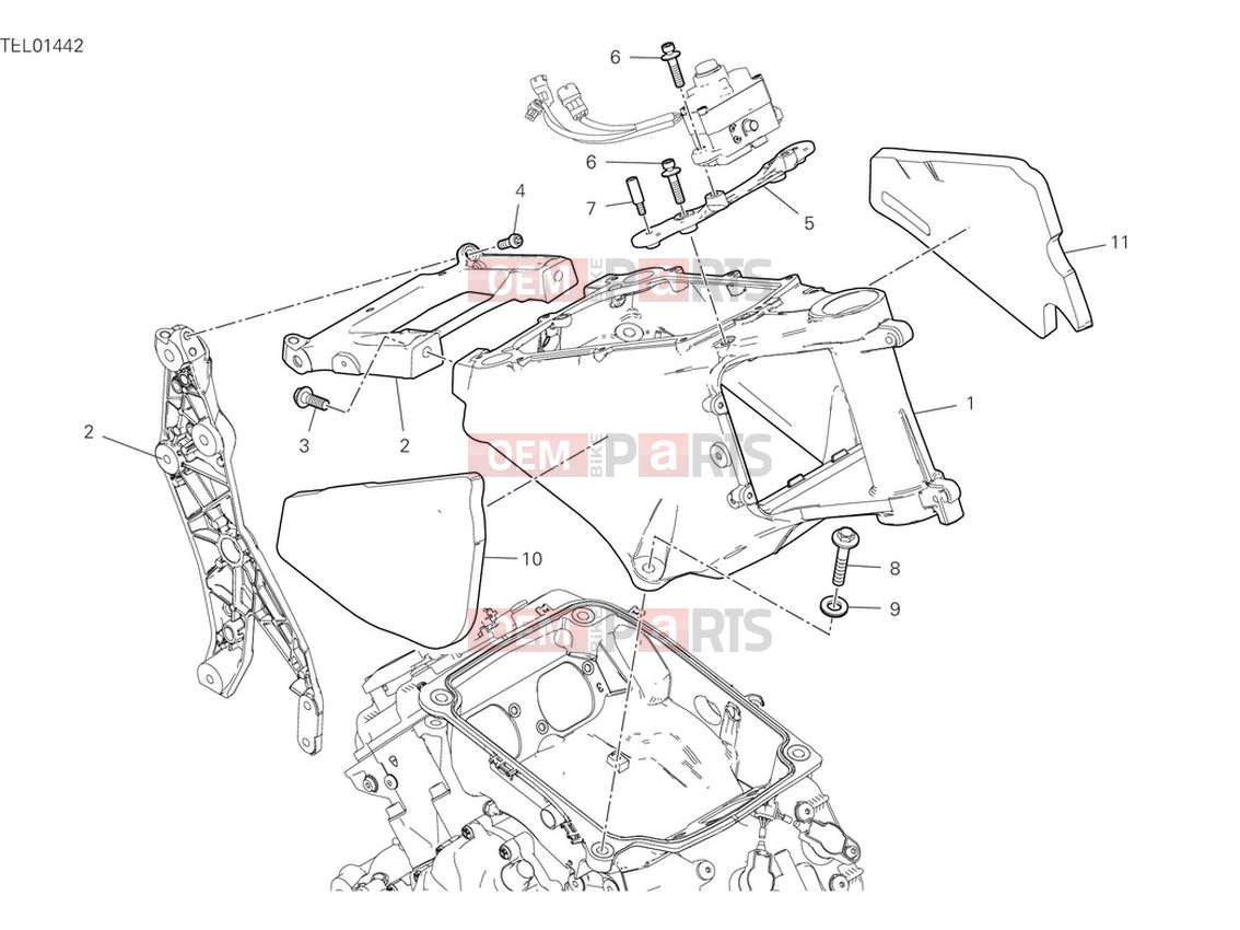 DUCATI 2024 Multistrada V4 S Frame