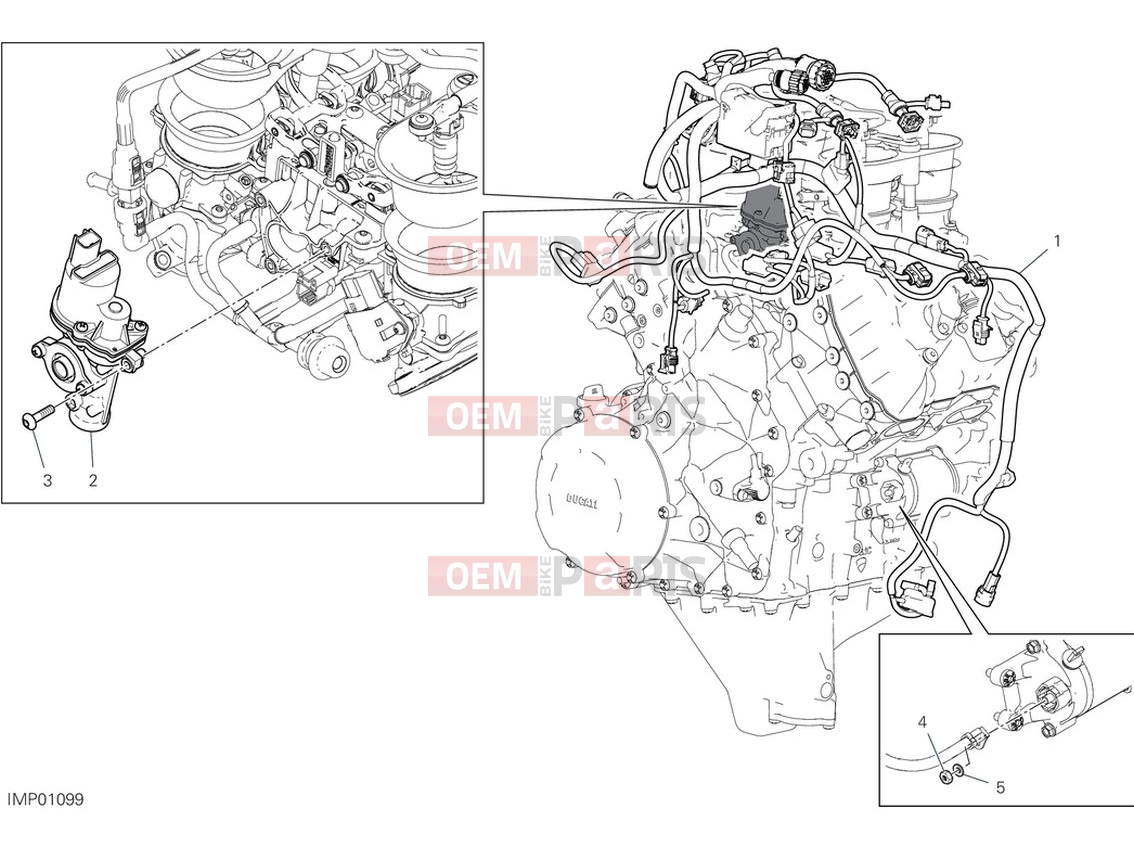 DUCATI 2024 Panigale V4 Engine electric system