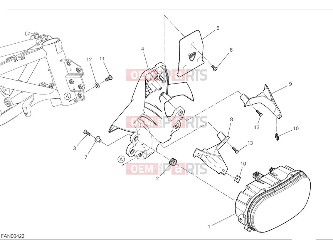 DUCATI 2024 DesertX Headlight