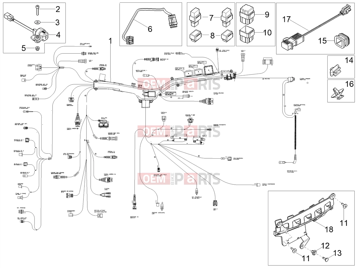 MOTOGUZZI V85 TT 850 (EU, GSO) Electrical systems » Central electrical system