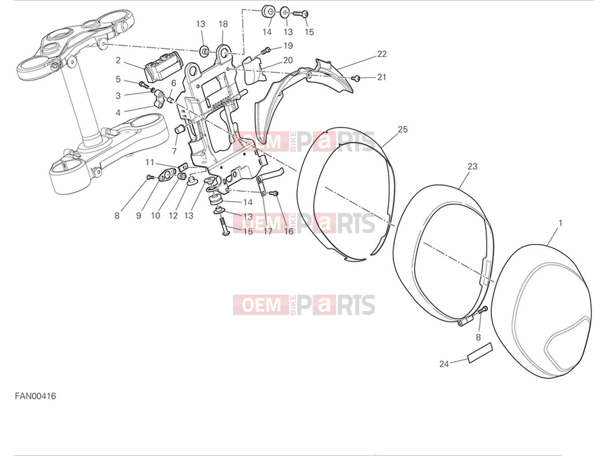 DUCATI 2024 Monster Headlight