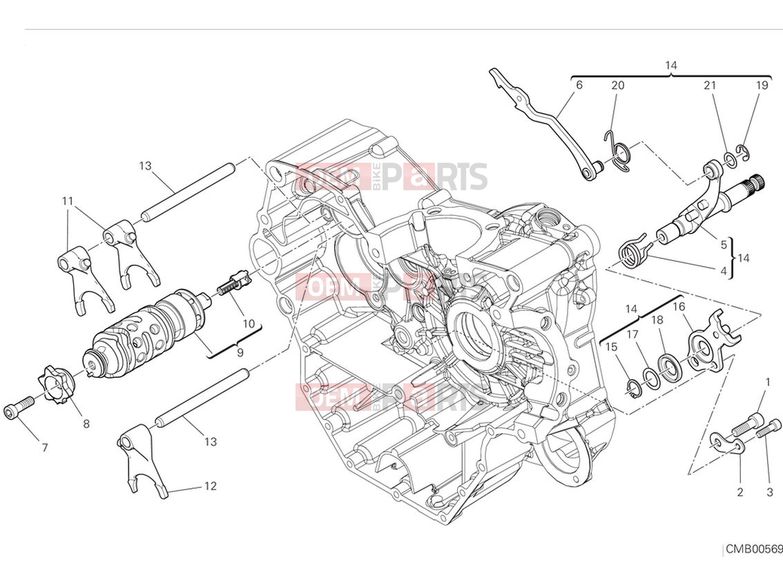 DUCATI 2024 Monster SP Shift cam & fork