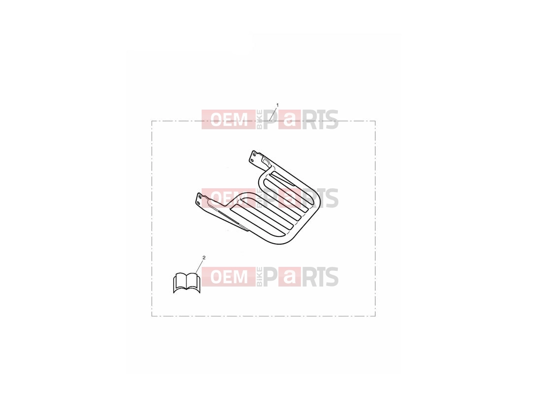 Triumph 2010 THUNDERBIRD Chrome Luggage Rack