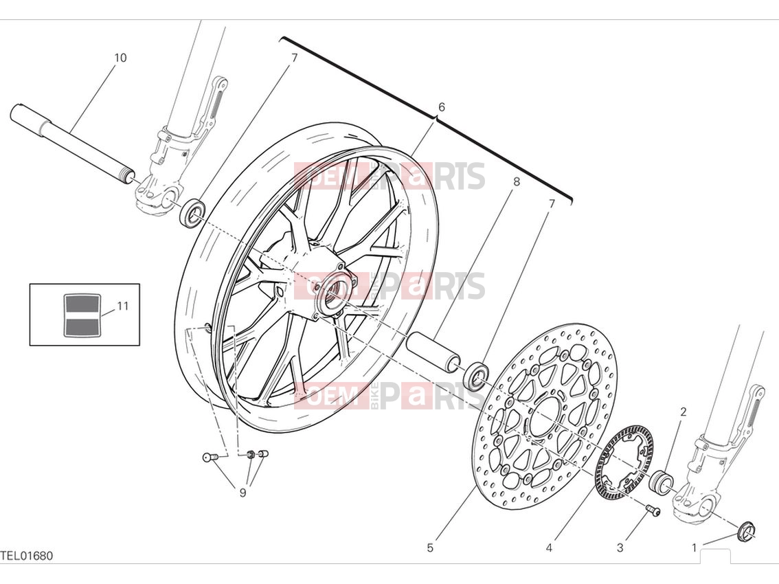 DUCATI 2024 Scrambler Icon Front wheel