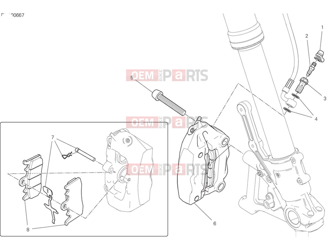 DUCATI 2024 Scrambler Icon Front brake system