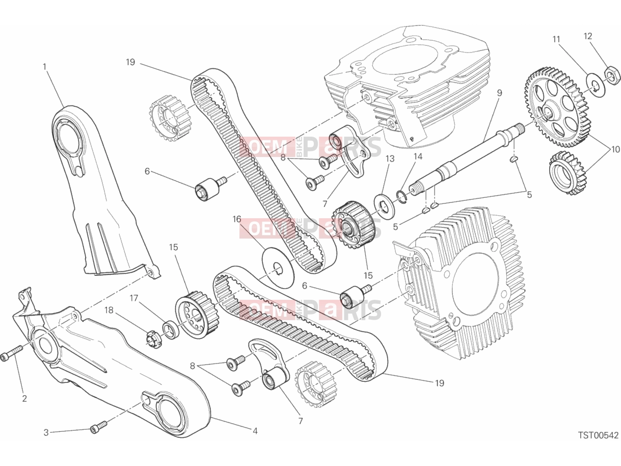 DUCATI 2015 Scrambler Classic DISTRIBUTION