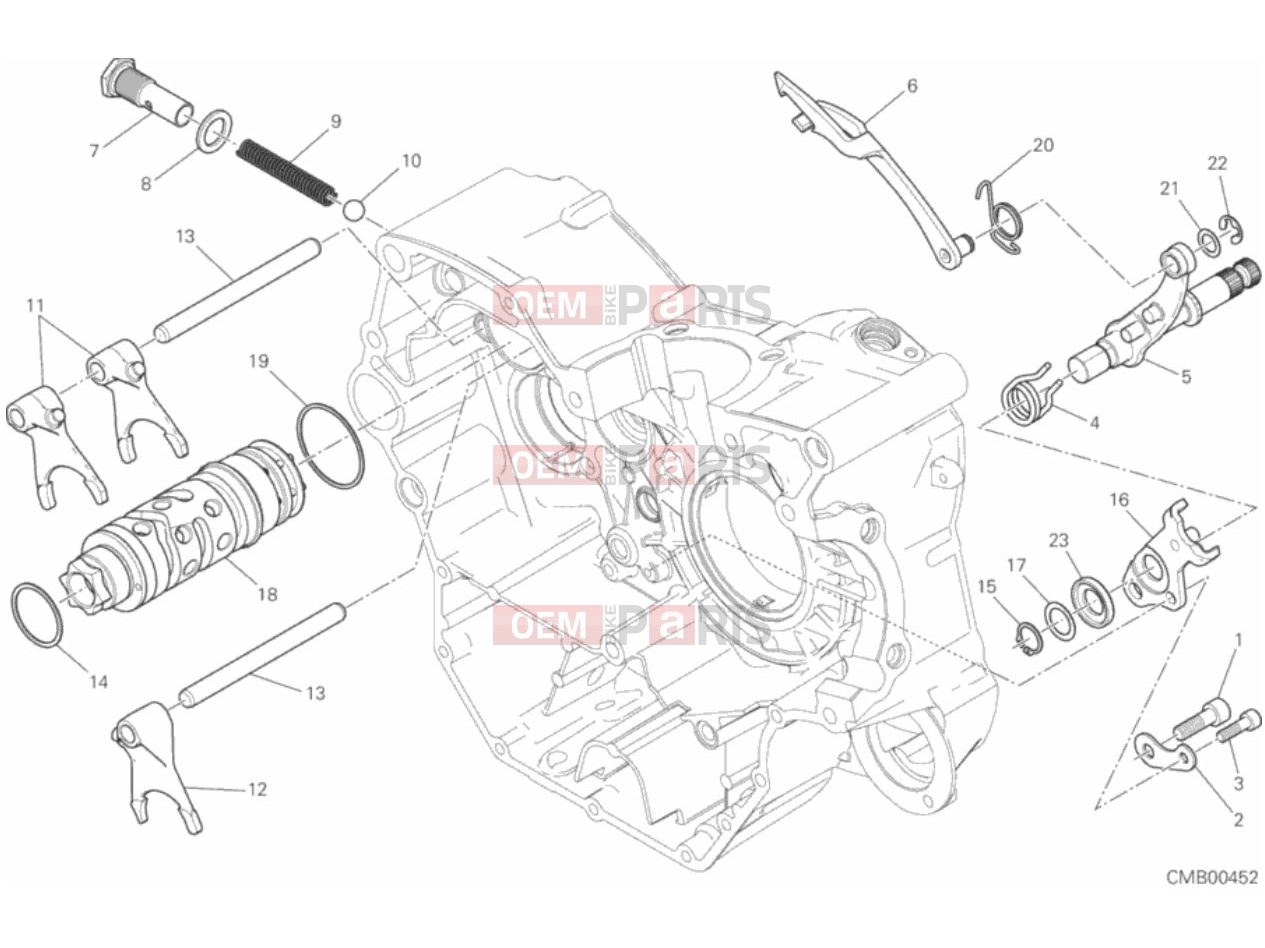 DUCATI 2018 Scrambler Full Throttle SHIFT CAM - FORK