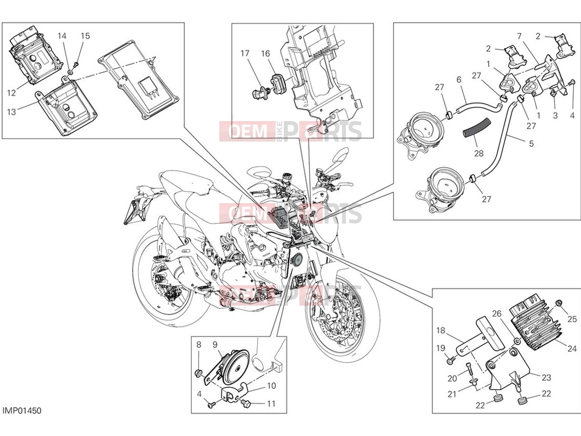 DUCATI 2022 Monster Control Units