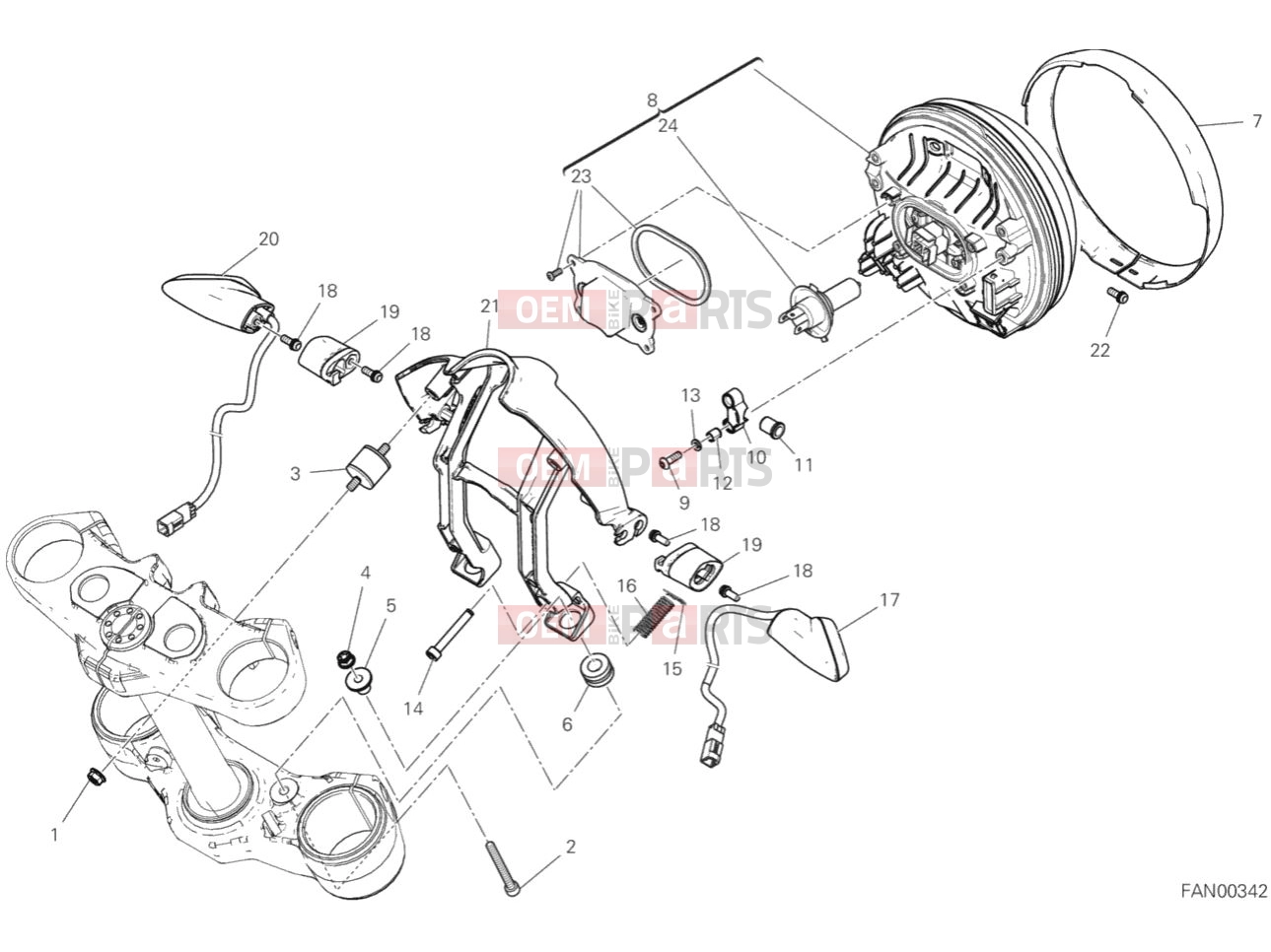 DUCATI 2019 Scrambler 1100 HEADLIGHT