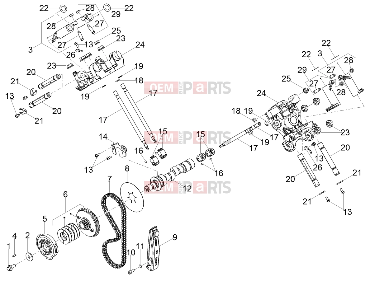 MOTOGUZZI V85 TT Travel E5+ (EU) Engine » Timing system