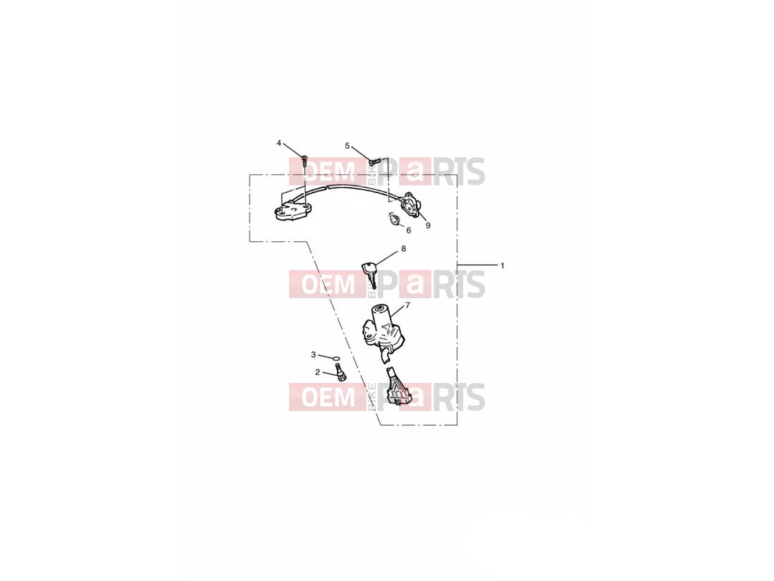 Triumph 2002 THUNDERBIRD Ignition Switch/Seat Lock  » 56491