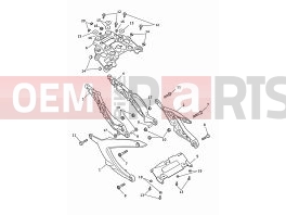 Triumph 2023 Rocket 3 GT Rear subframe