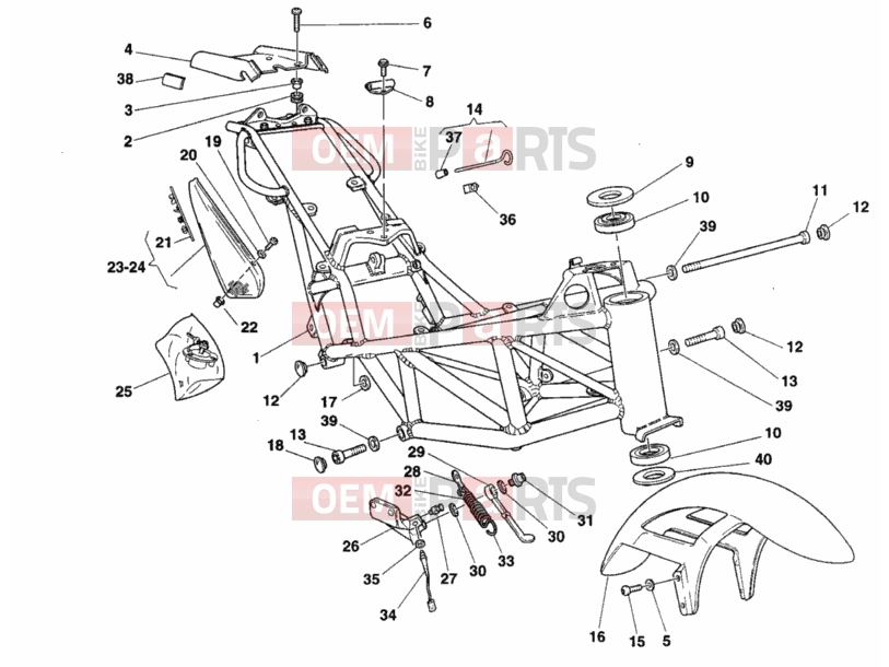 DUCATI 1997 Monster 750 FRAME » FRAME