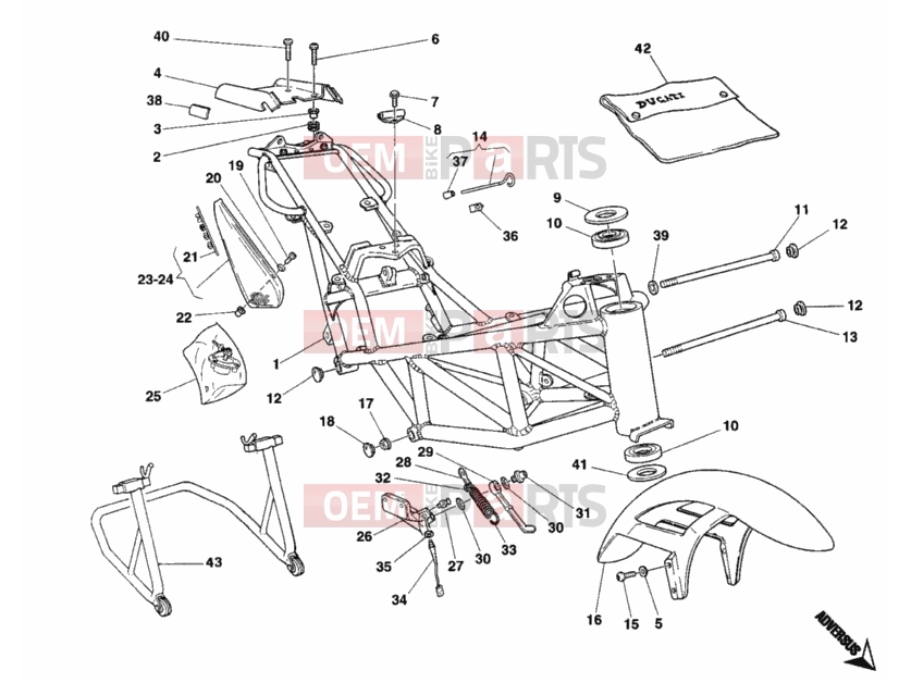 DUCATI 1997 Monster 900 FRAME » FRAME
