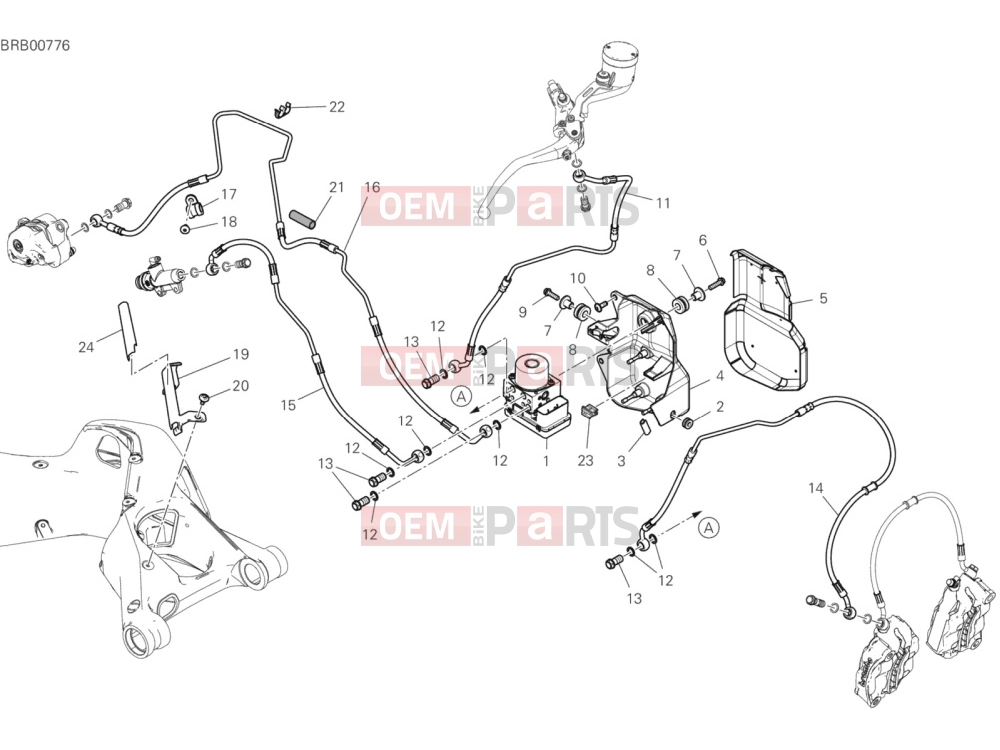 DUCATI 2021 Panigale V4 SP ABS System