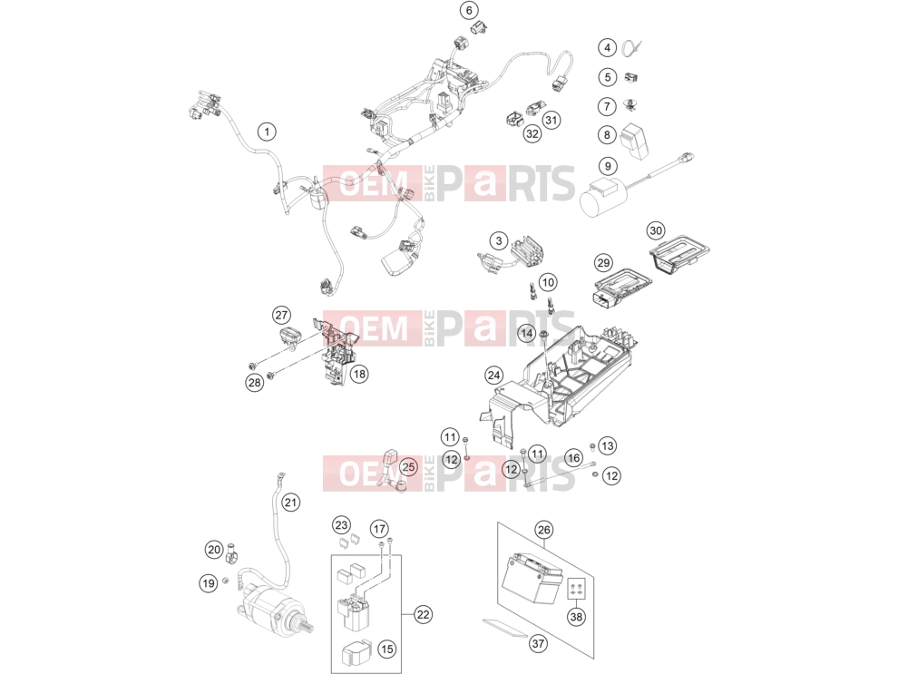 KTM  WIRING HARNESS|Frame|11