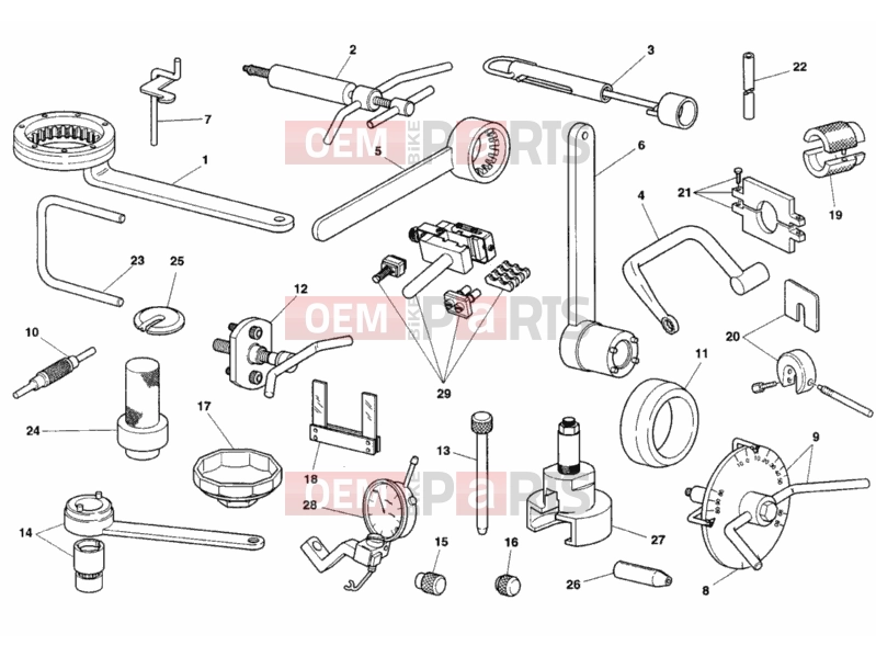 DUCATI 1996 Monster 900 WORKSHOP SERVICE TOOLS » SPECIAL TOOLS