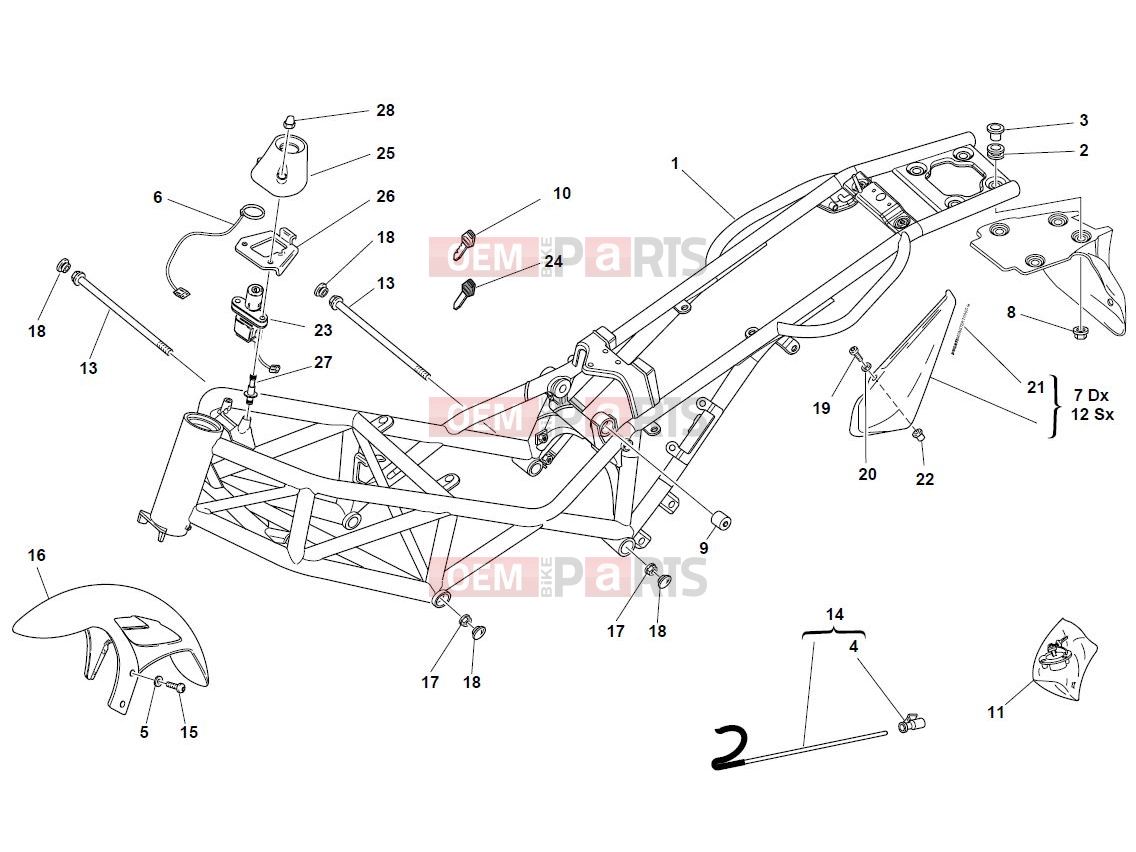 DUCATI 2003 Monster 1000 S FRAME