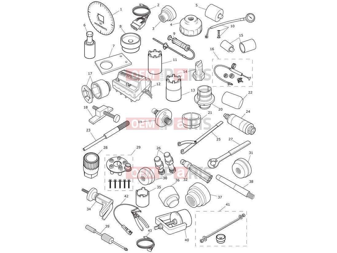 Triumph 2016 TROPHY 1215 SE Service Tools