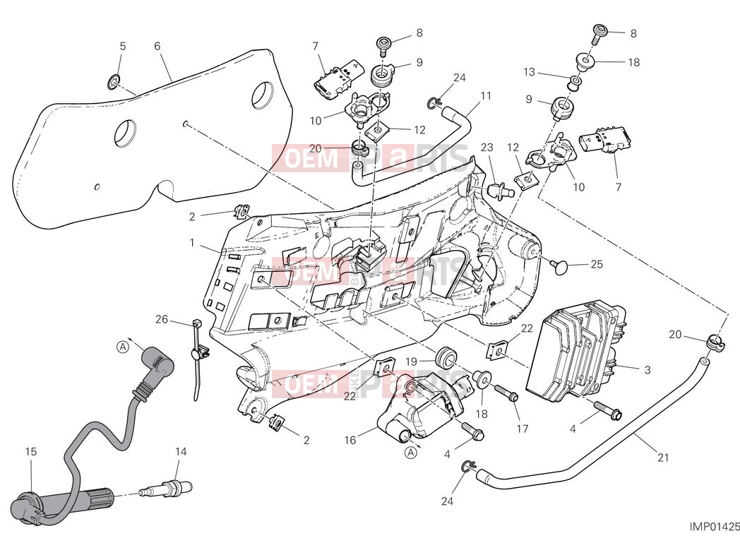 DUCATI 2025 Panigale V2 Superquadro Final Edition Left side electrical system