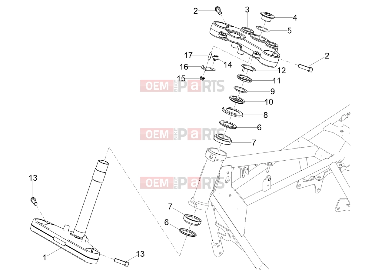 MOTOGUZZI V7 Special E5+ (EU) Handlebar - Controls » Steering