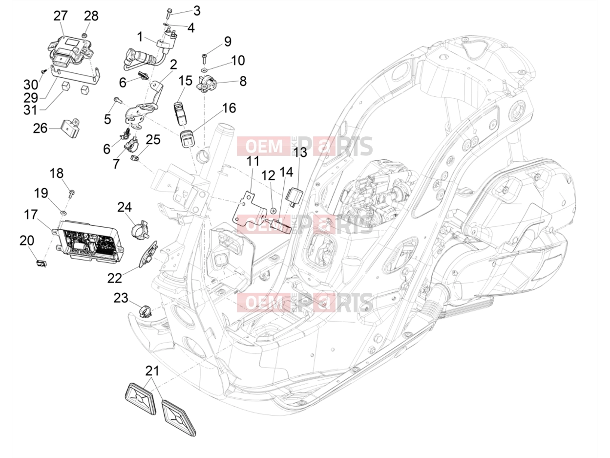 On Nut exploded view