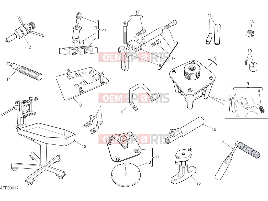 DUCATI 2025 Hypermotard 698 Mono Workshop service tools - engine (2)