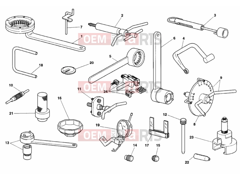 DUCATI 1995 Monster 600 WORKSHOP SERVICE TOOLS » SPECIAL TOOLS