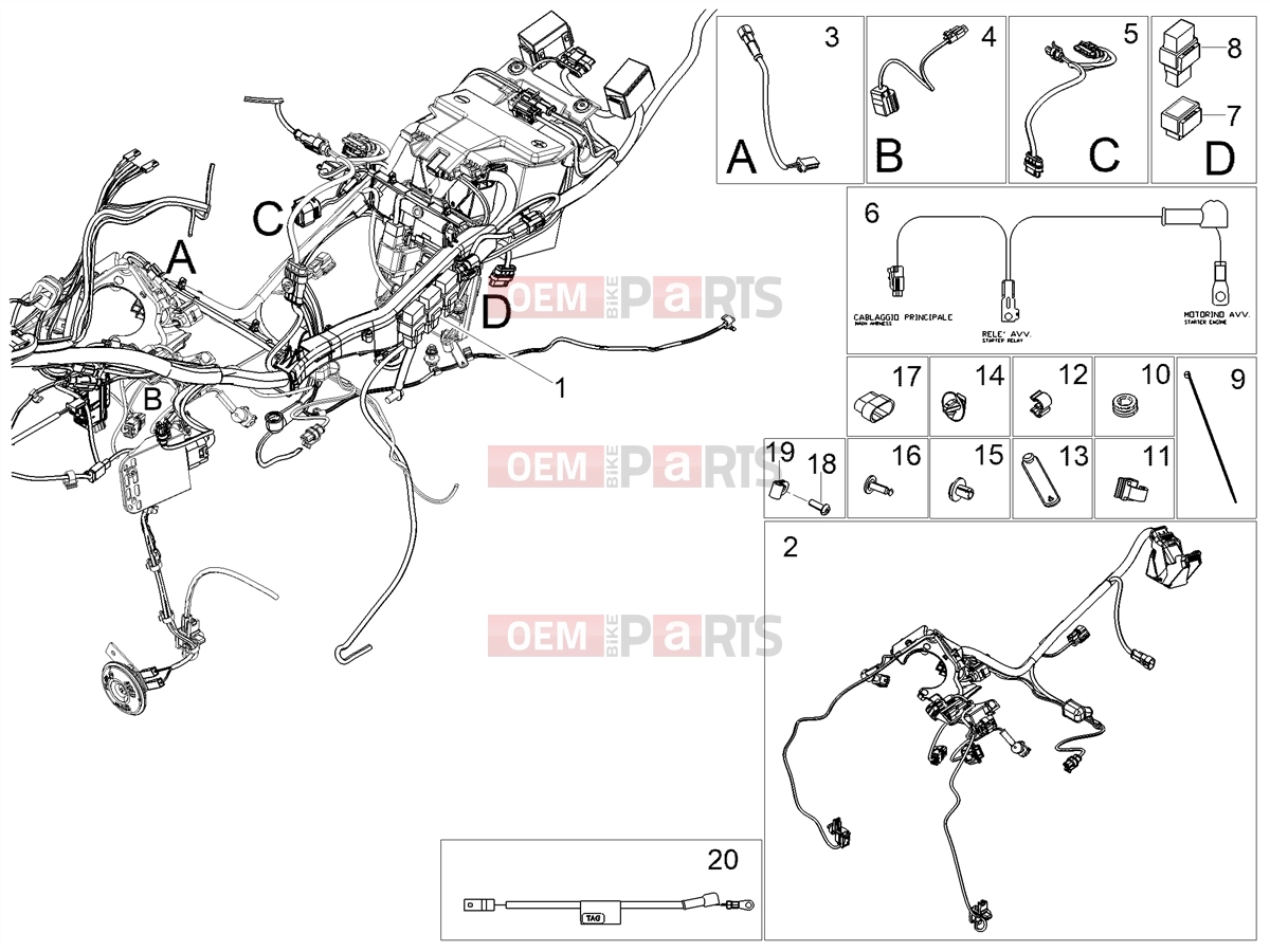 MOTOGUZZI Stelvio E5+ (EU) Electrical systems » Central electrical system