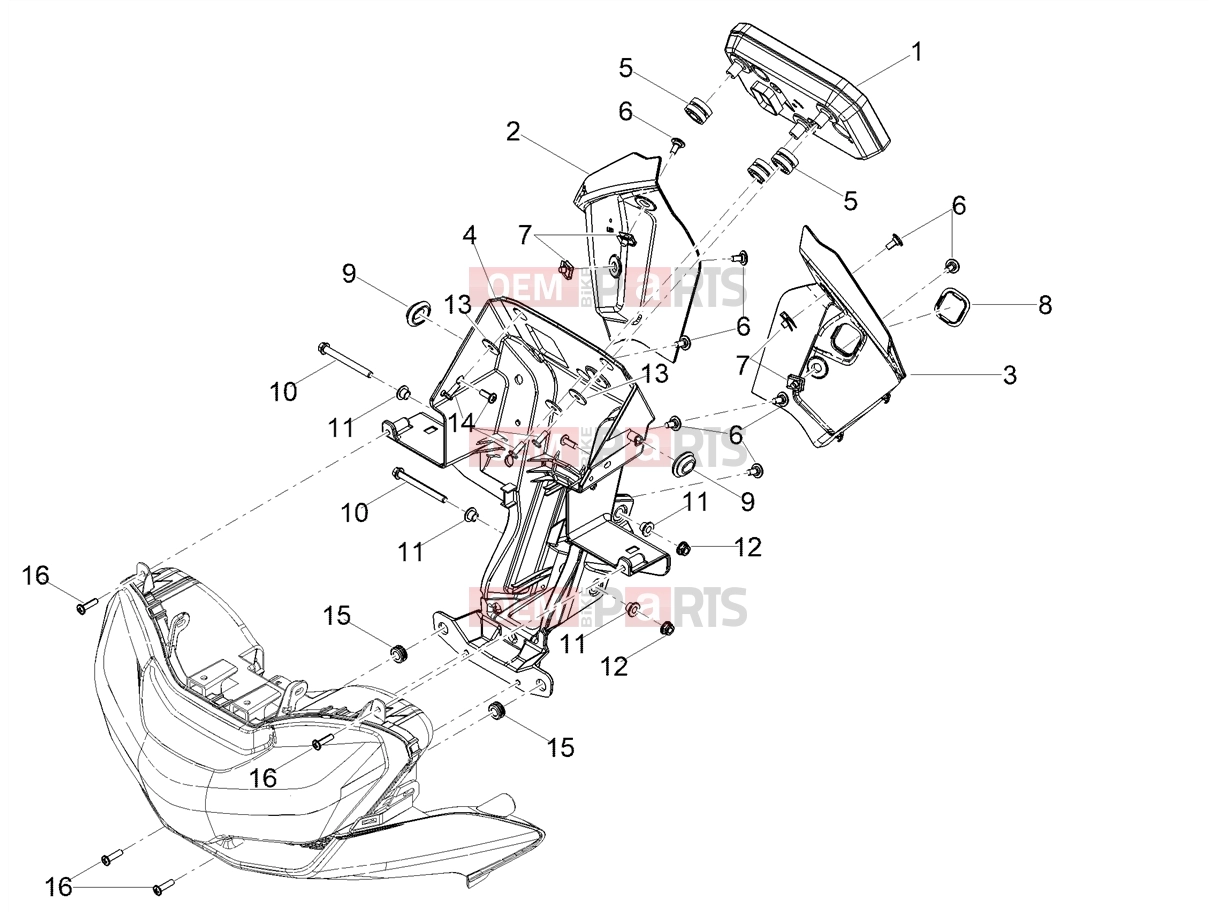 MOTOGUZZI V100 Mandello S E5+ (EU) Lights - Instruments » Instruments