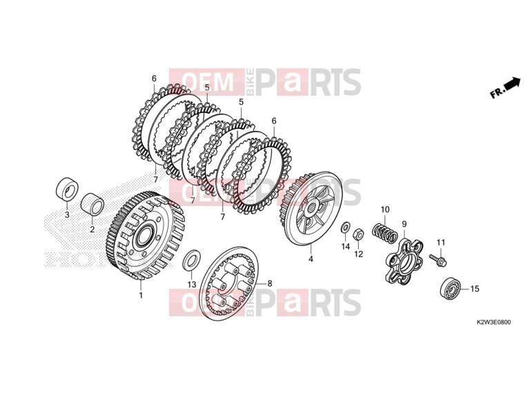 HONDA DAX 125 (ST125AP) 2022 E-8 CLUTCH