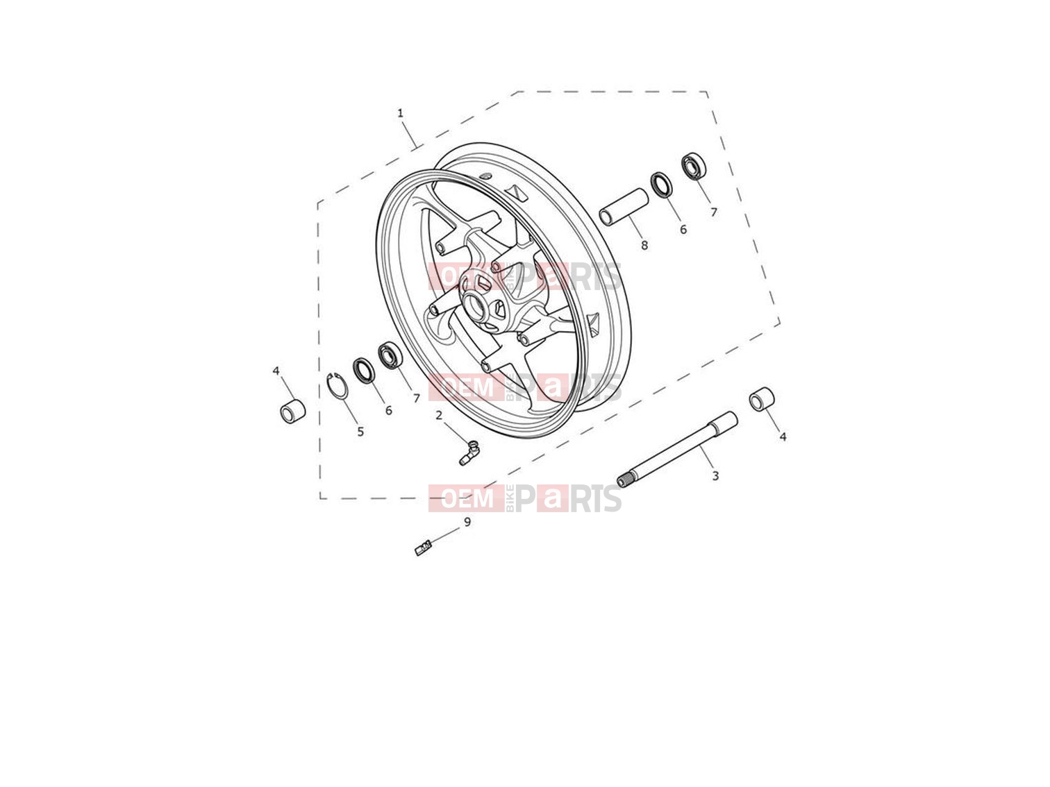 Triumph 2022 Trident 660 Front Wheel