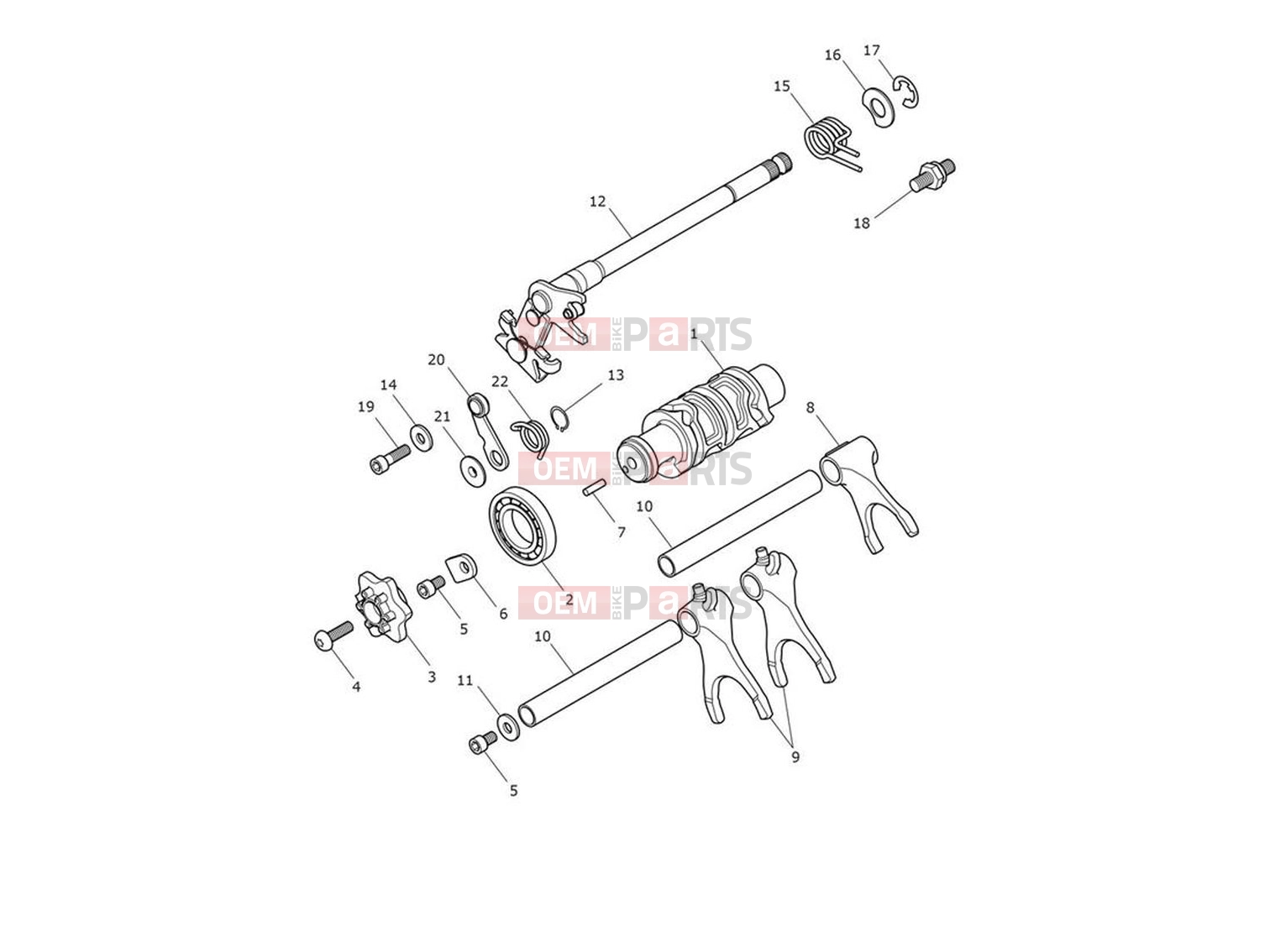 Triumph 2023 Trident 660 Gear Selector