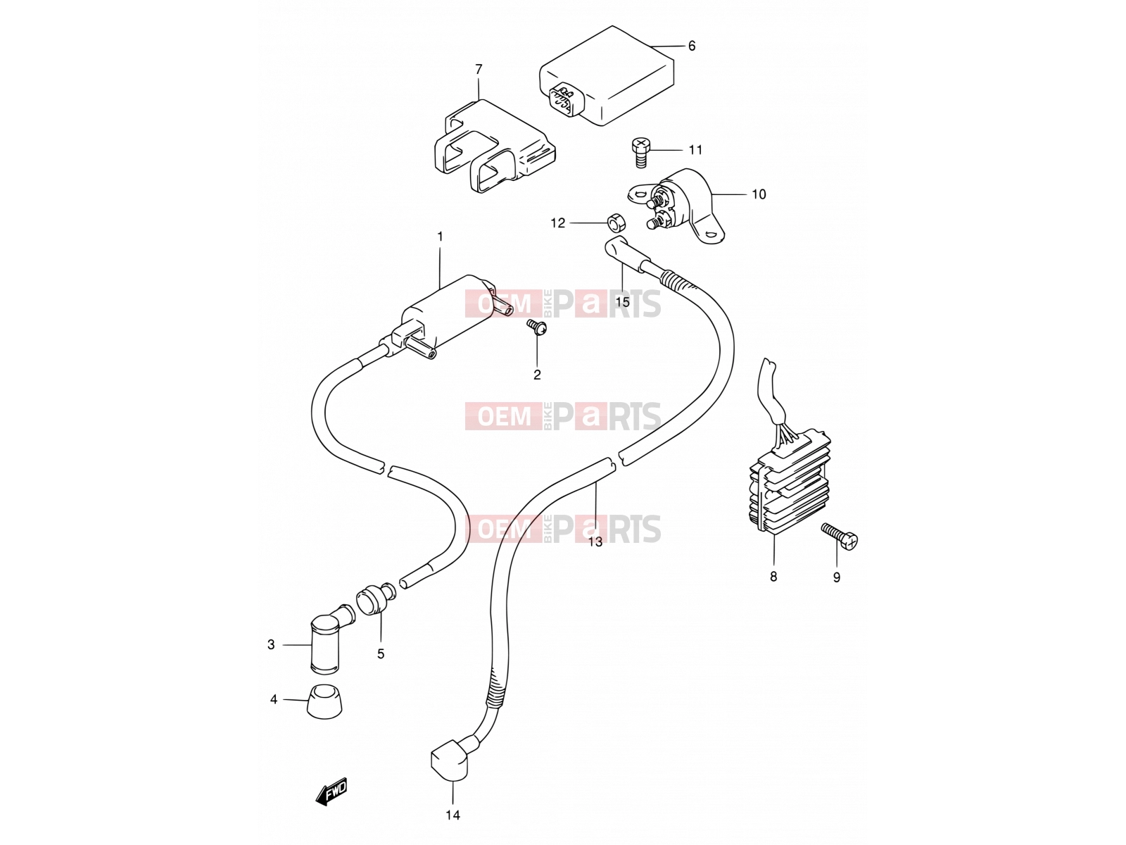 SUZUKI DF125E X (1999) 19 - ELECTRICAL