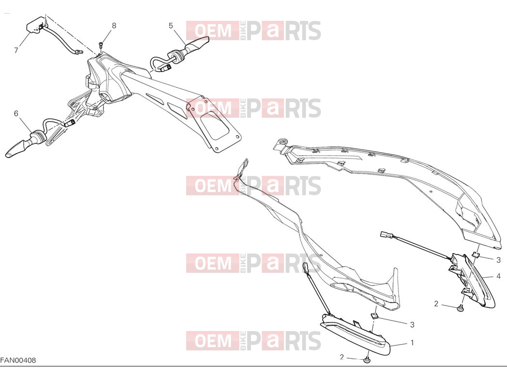 DUCATI 2025 Monster Plus Turn indicators