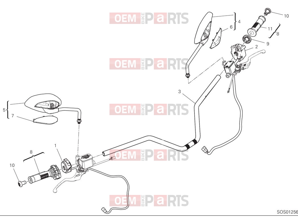 DUCATI 2025 Scrambler Icon Handlebar