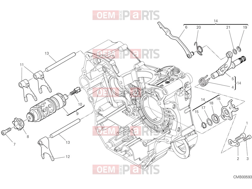 DUCATI 2025 Scrambler Icon Dark Shift cam & fork