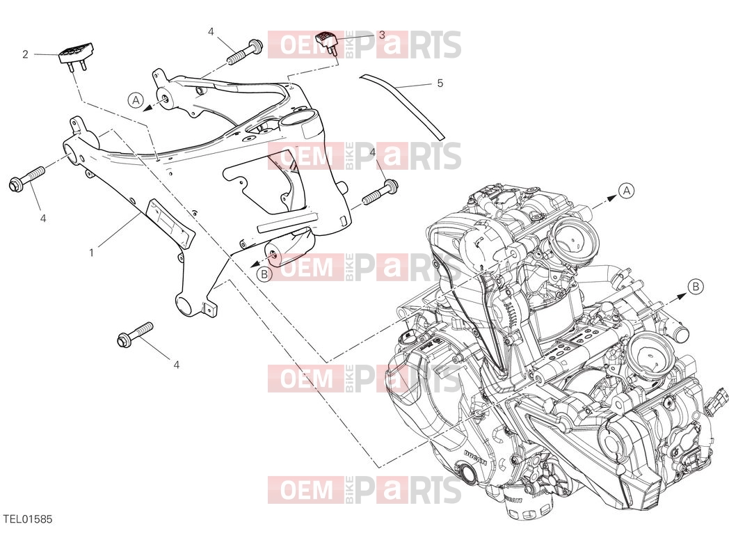 DUCATI 2025 Monster Senna Frame