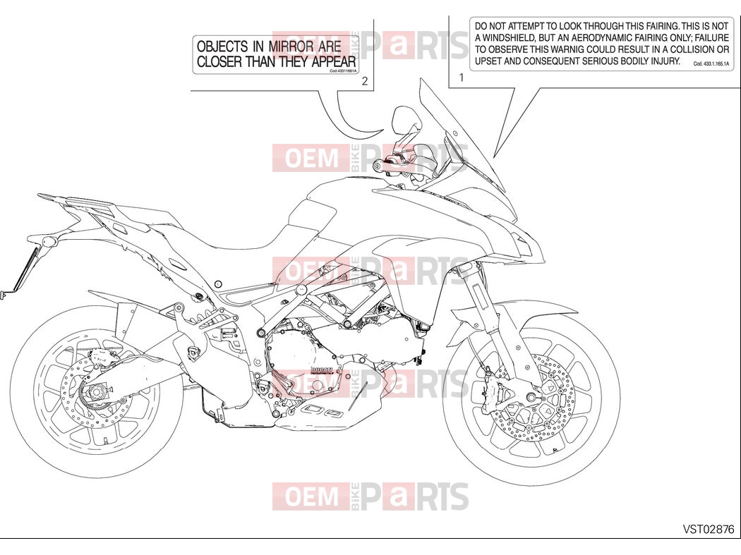 DUCATI 2025 Multistrada V2 Label