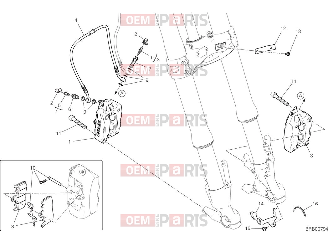 DUCATI 2025 Multistrada V4 Front brake system